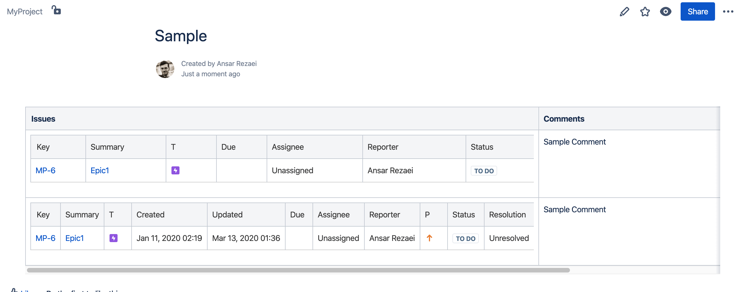 Solved how to add custom column on jira filter into confl...