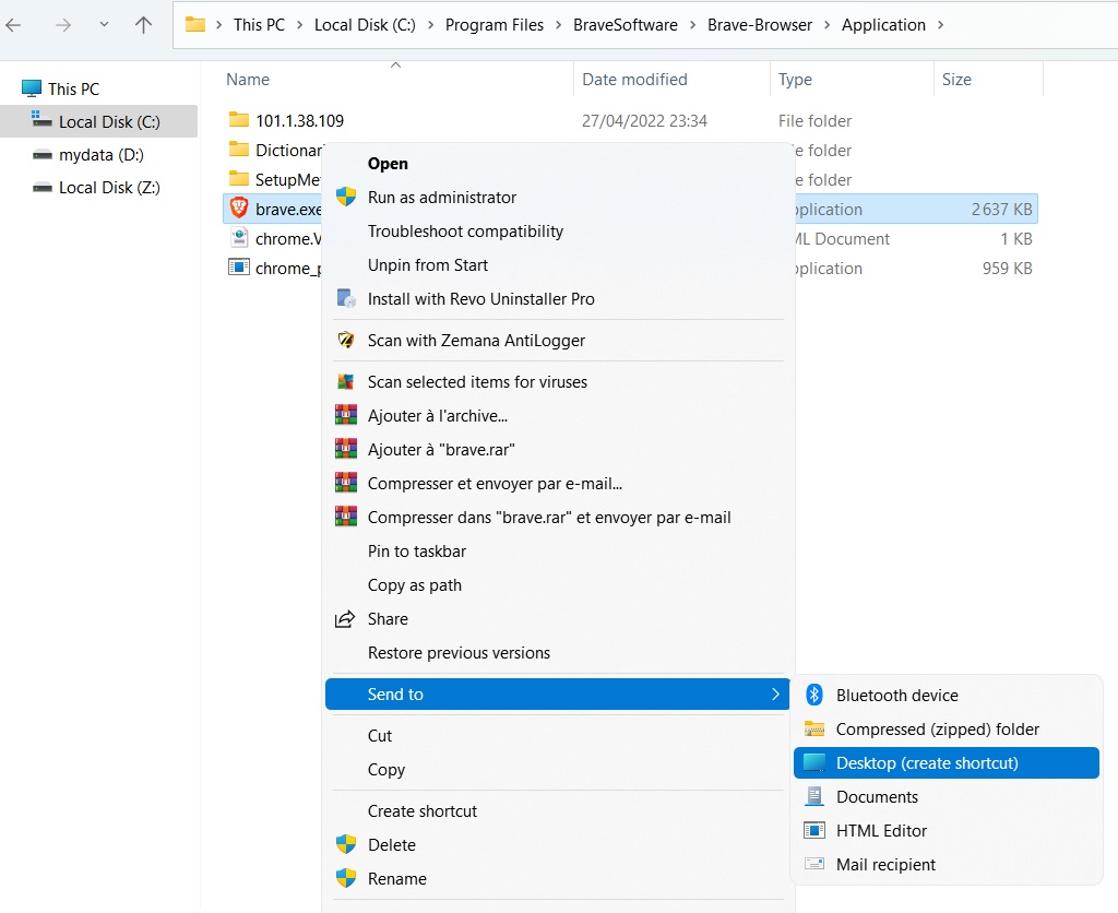 How to pin individual profiles on windows taskbar? Brave Community
