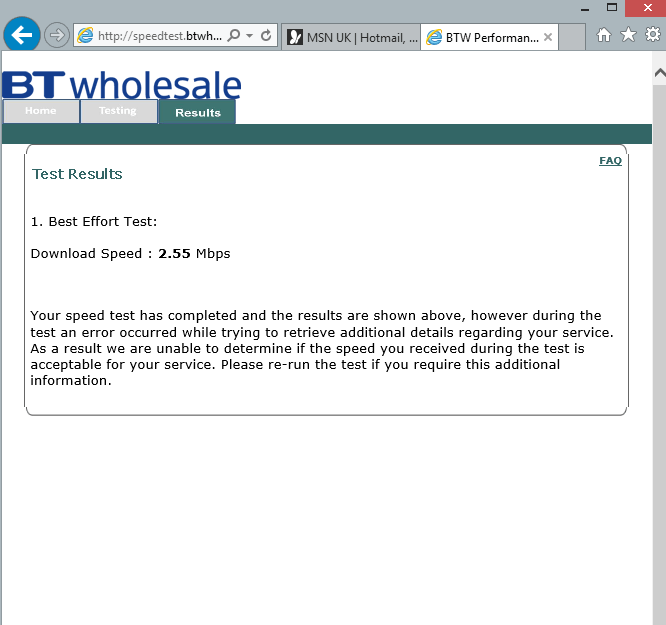 Further diagnostics of my broadband line problem BT Community