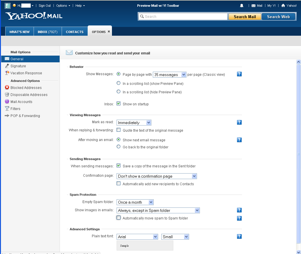 bt yahoo mail inbox uk