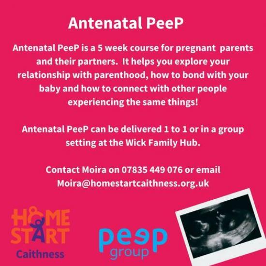 Antenatal Peep From HomeStart Caithness
