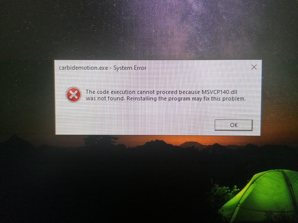 Carbide motion not working? Nomad Carbide 3D Community Site