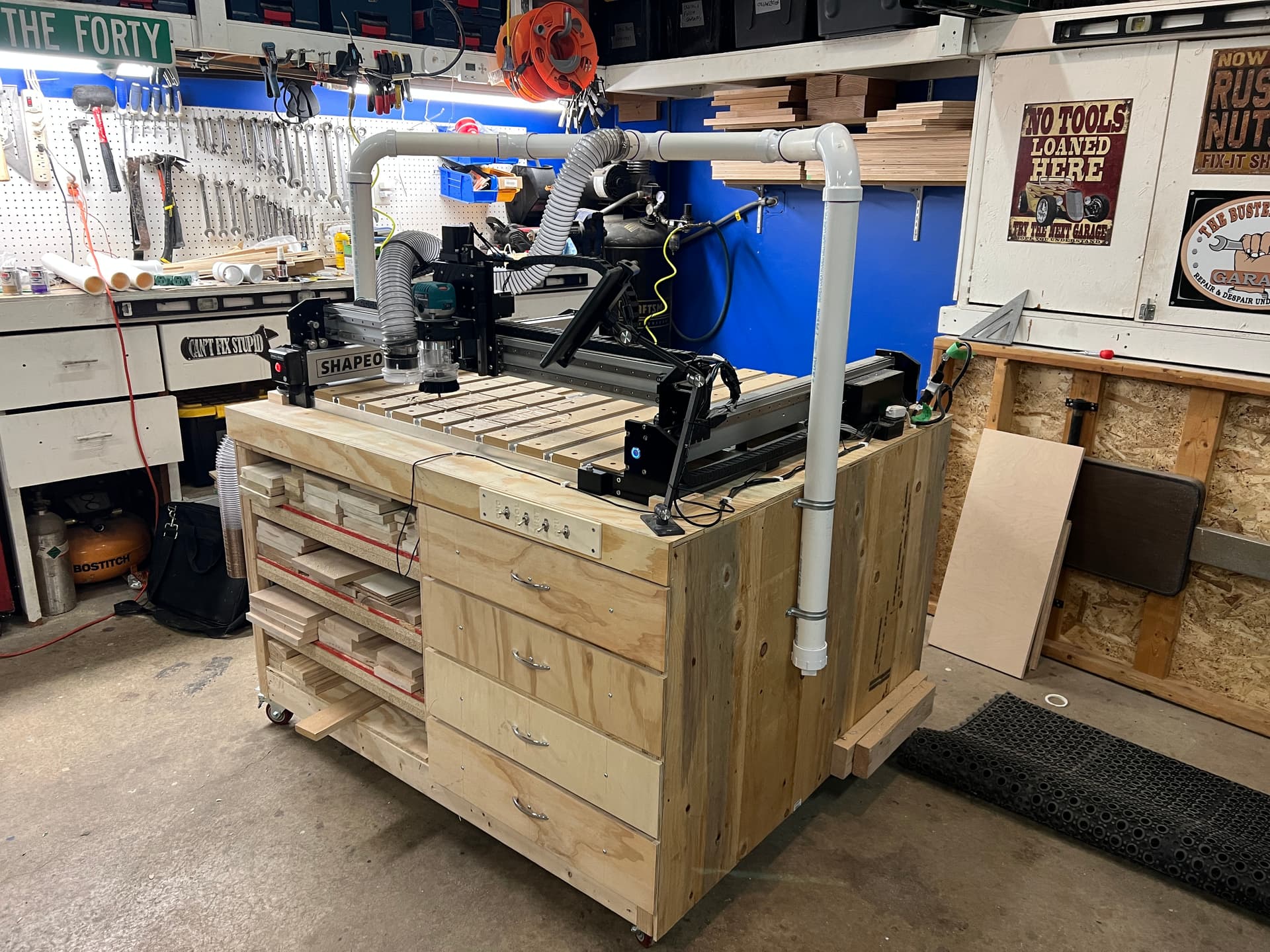 Overhead Dust Collection Shapeoko Pro Carbide 3D Community Site