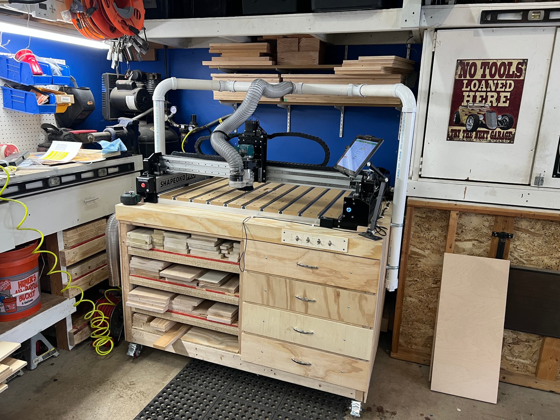 Overhead Dust Collection Shapeoko Pro Carbide 3D Community Site