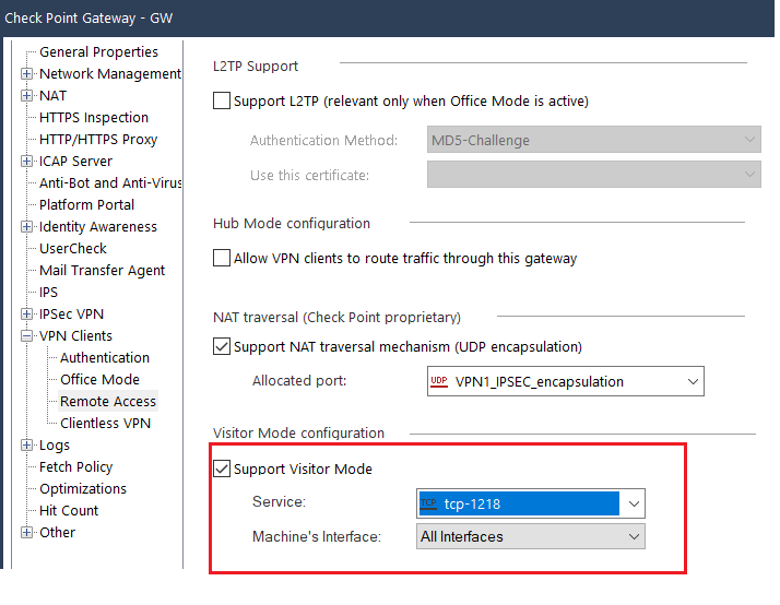 Solved How to change remote access VPN port Check Point CheckMates