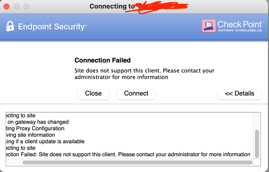 Endpoint Security VPN Not working on Big Sur Check Point CheckMates