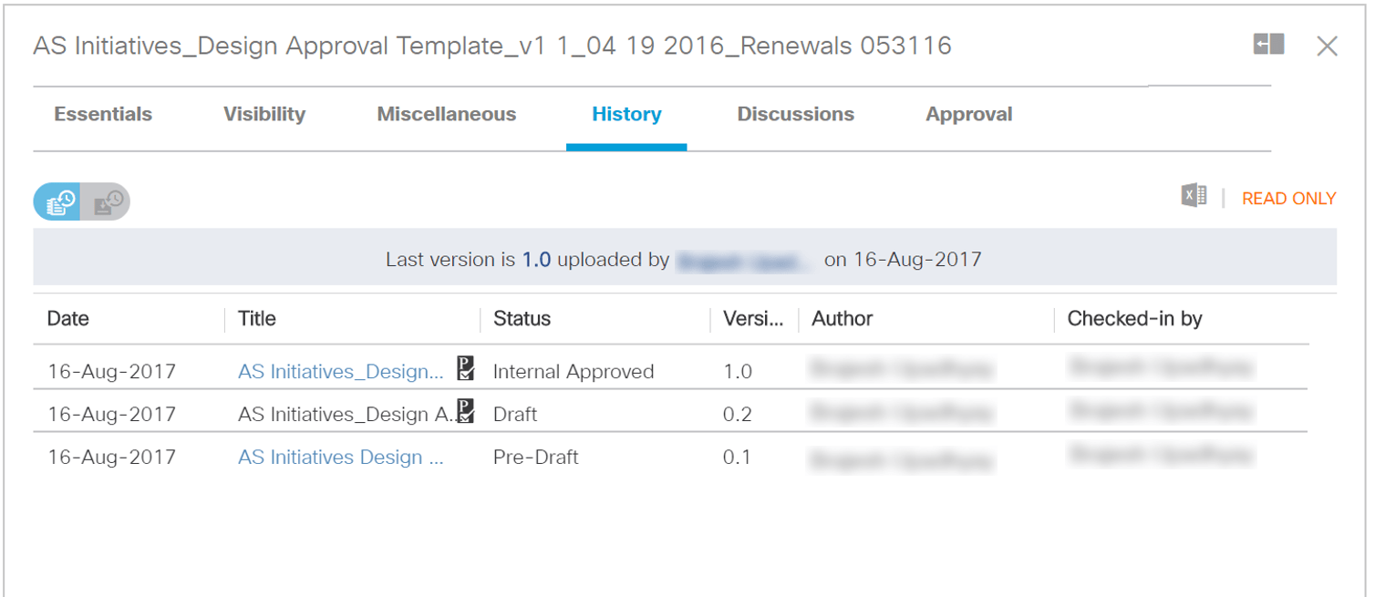 Version History and Download History - Cisco Community