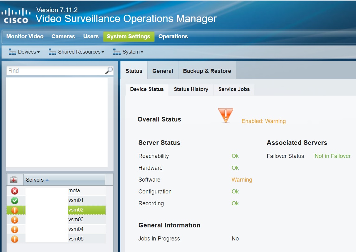 Video Surveillance Operations Manager from 7.11.0 Cisco Community