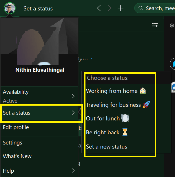 Solved: Webex profile status - Cisco Community