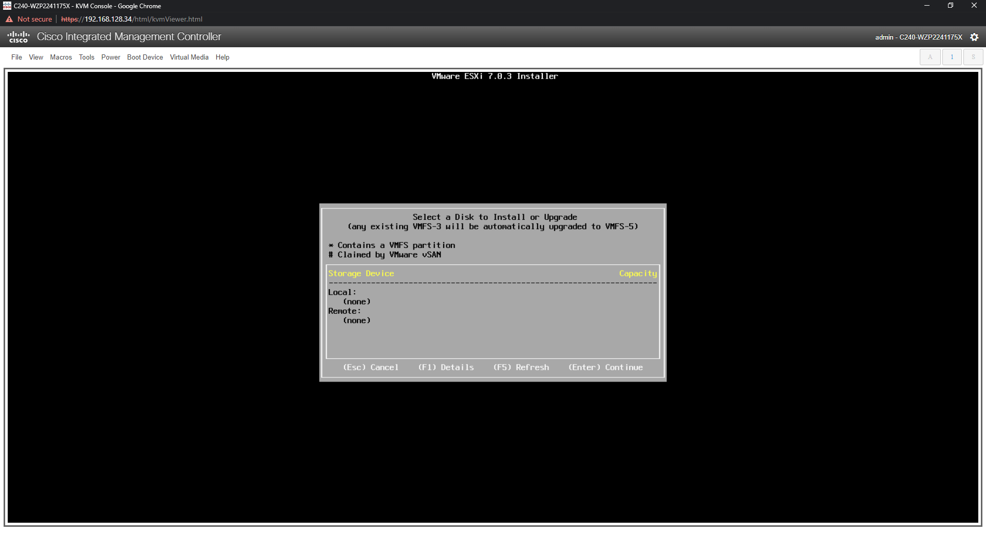 Solved: Physical/Virtual Drives not Showing in C240M5? - Cisco 