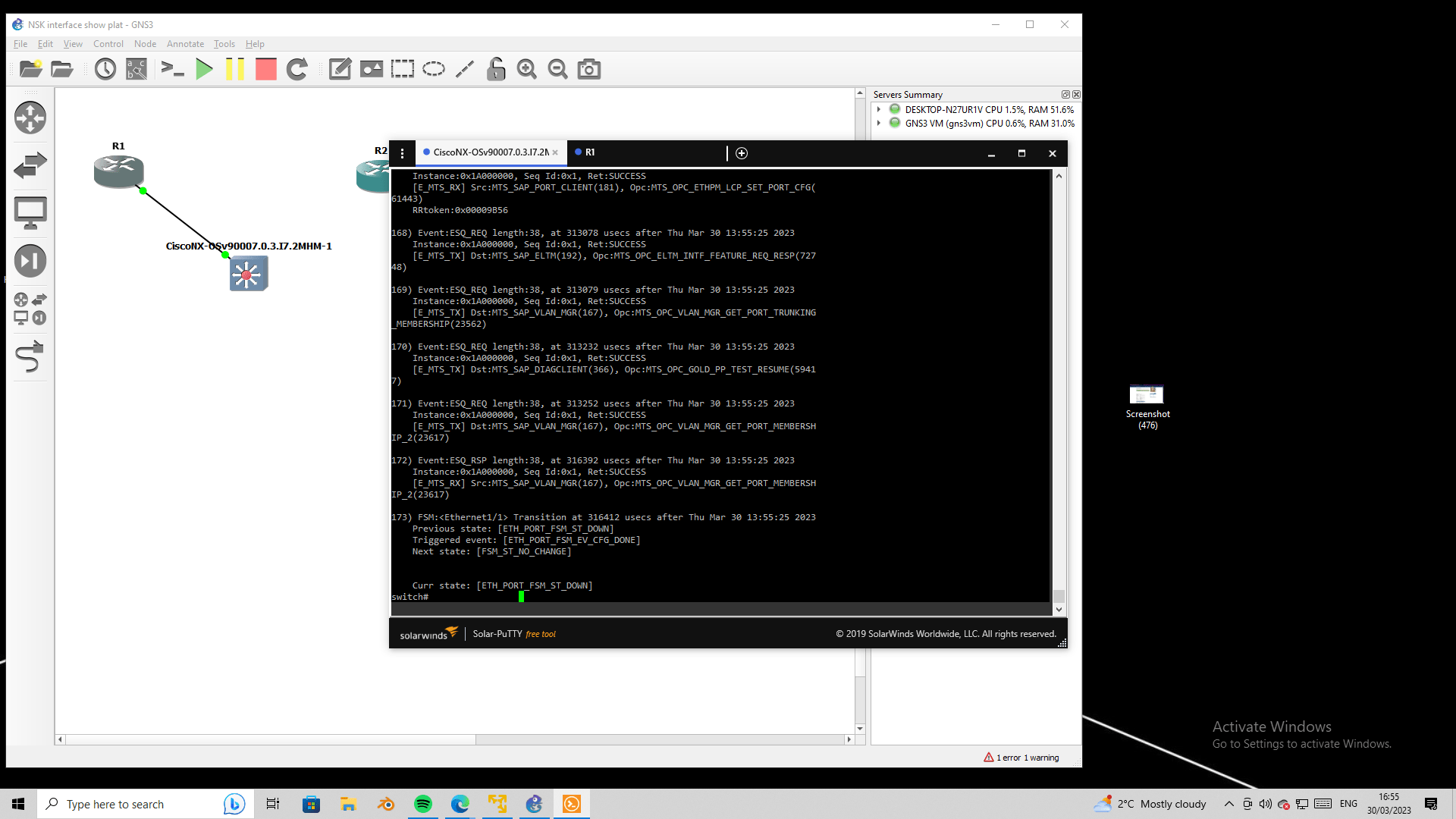 show platform software ethpc eventhistory interface command Cisco