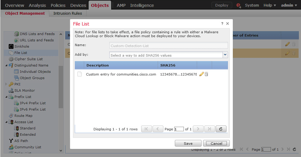 Solved Blocking hash on cisco FMC Cisco Community