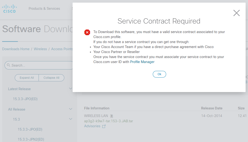 Solved: how to register cisco product to download the latest firmware