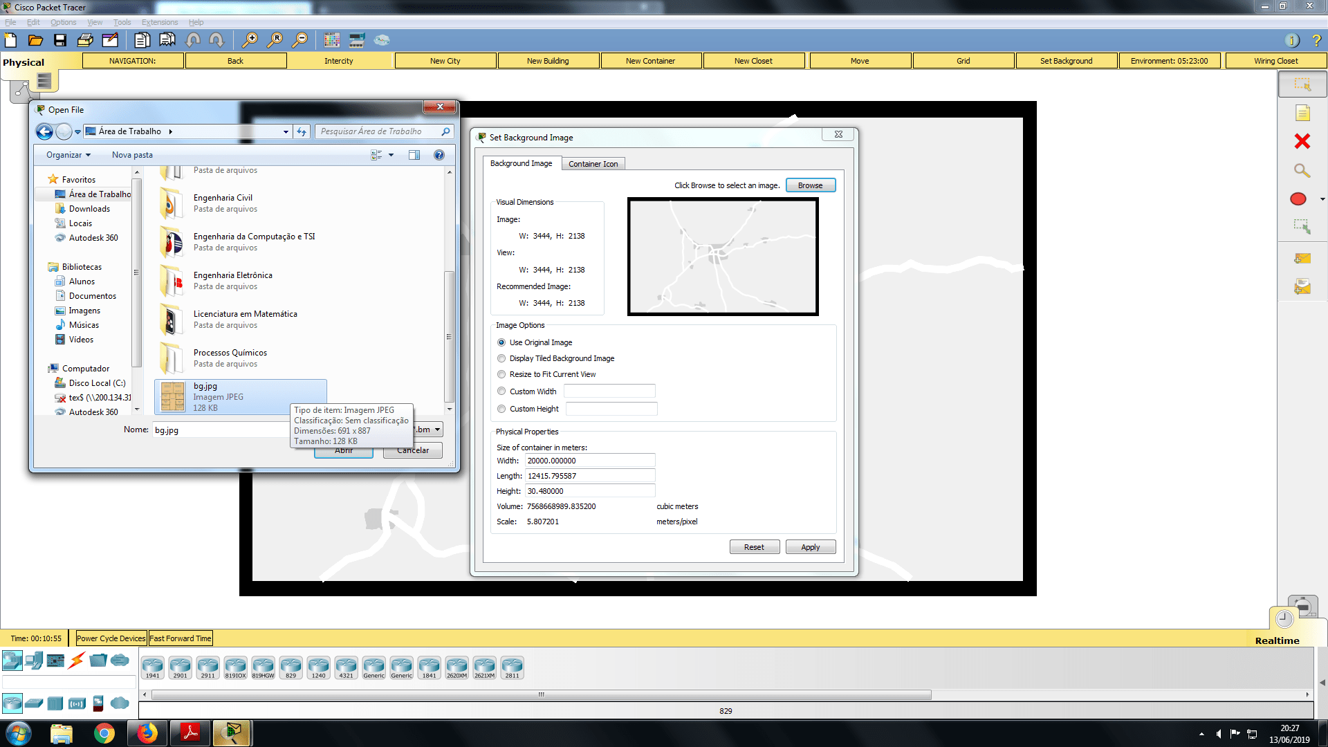 How to select a background image on Packet Tracer 7.1 Cisco Community