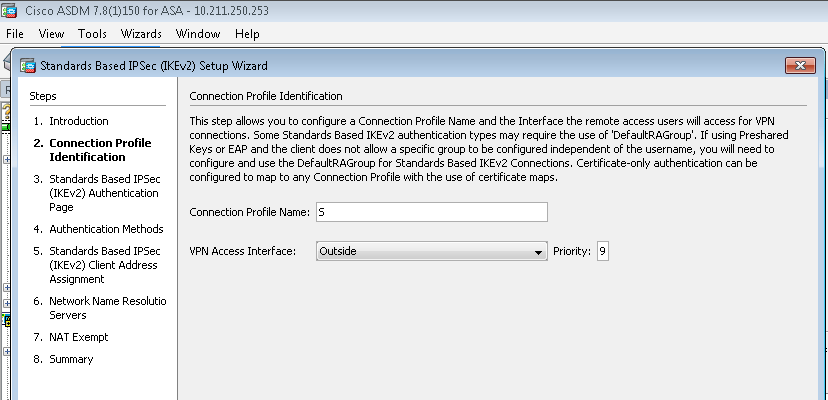 ASA Anyconnect IKEv2 configuration example Cisco Community