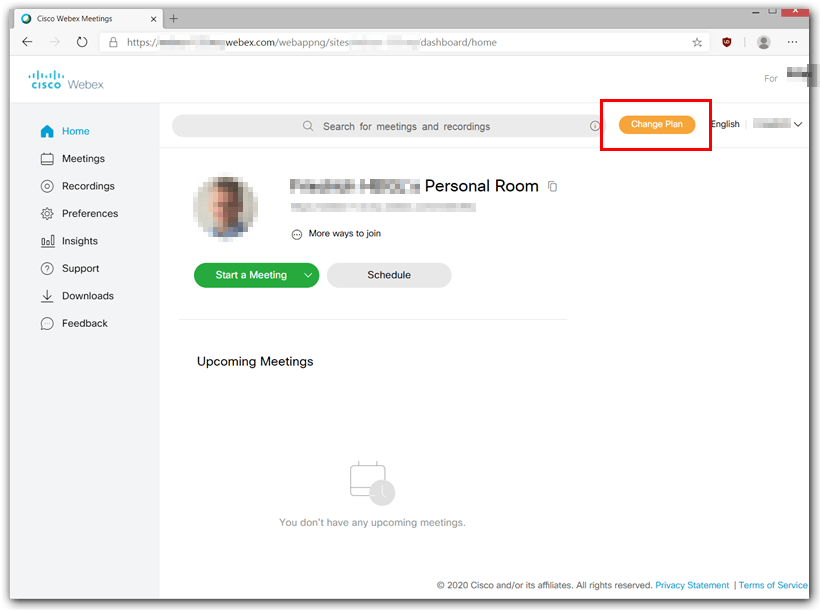 How do I change my webex subscription? Cisco Community