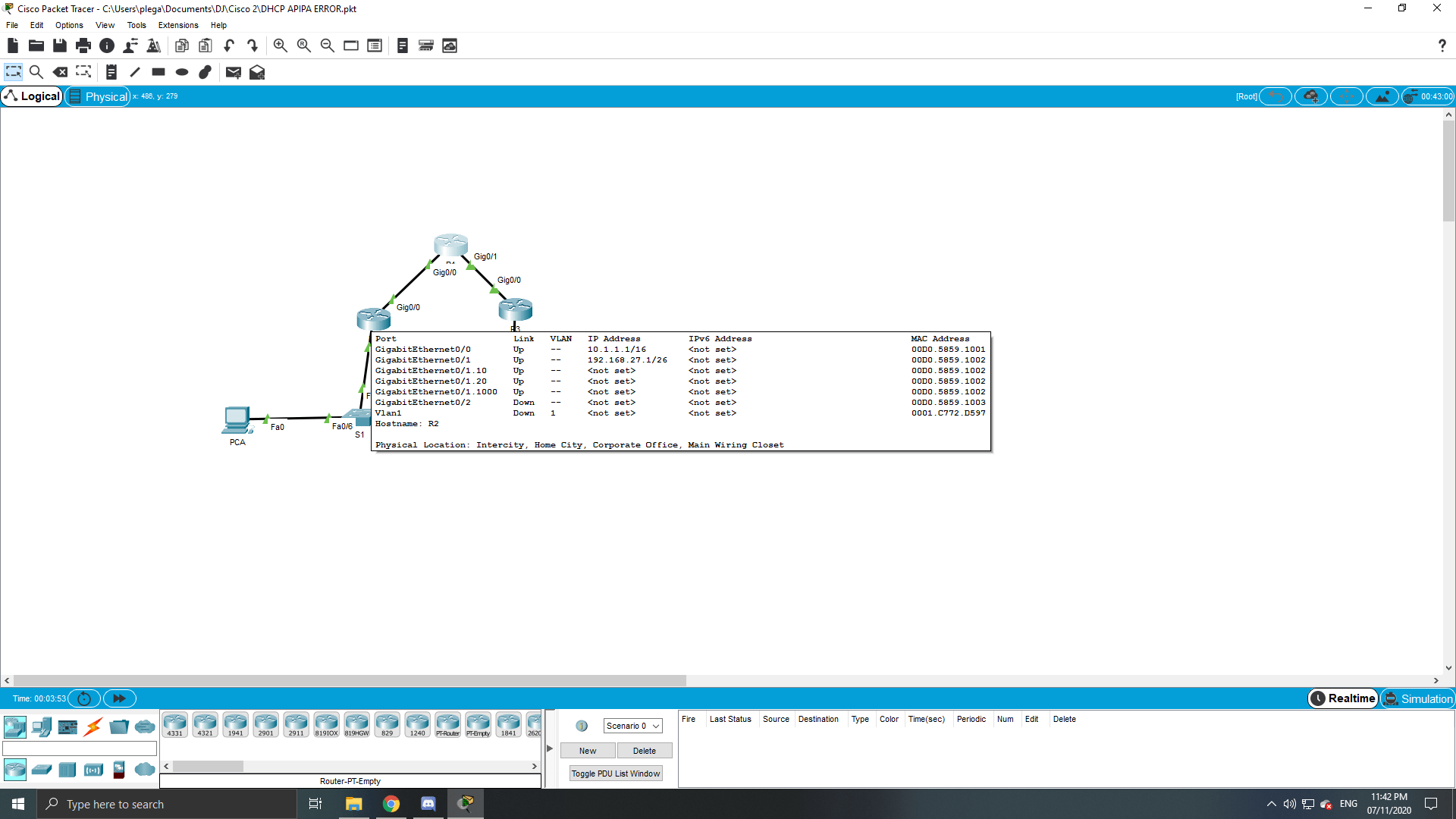 Solved DHCP failed. APIPA being used. HELPP Cisco Community