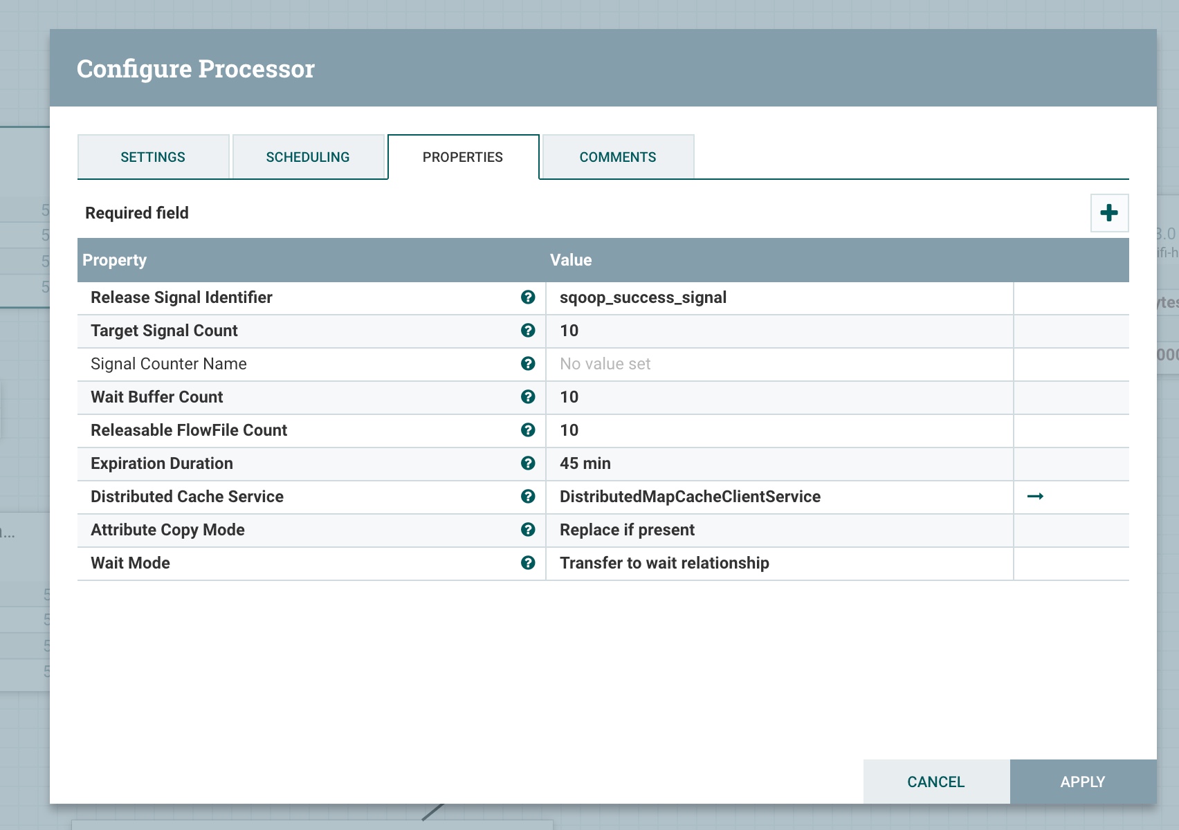 Solved Reset of Target Signal Count in Wait Processor Cloudera