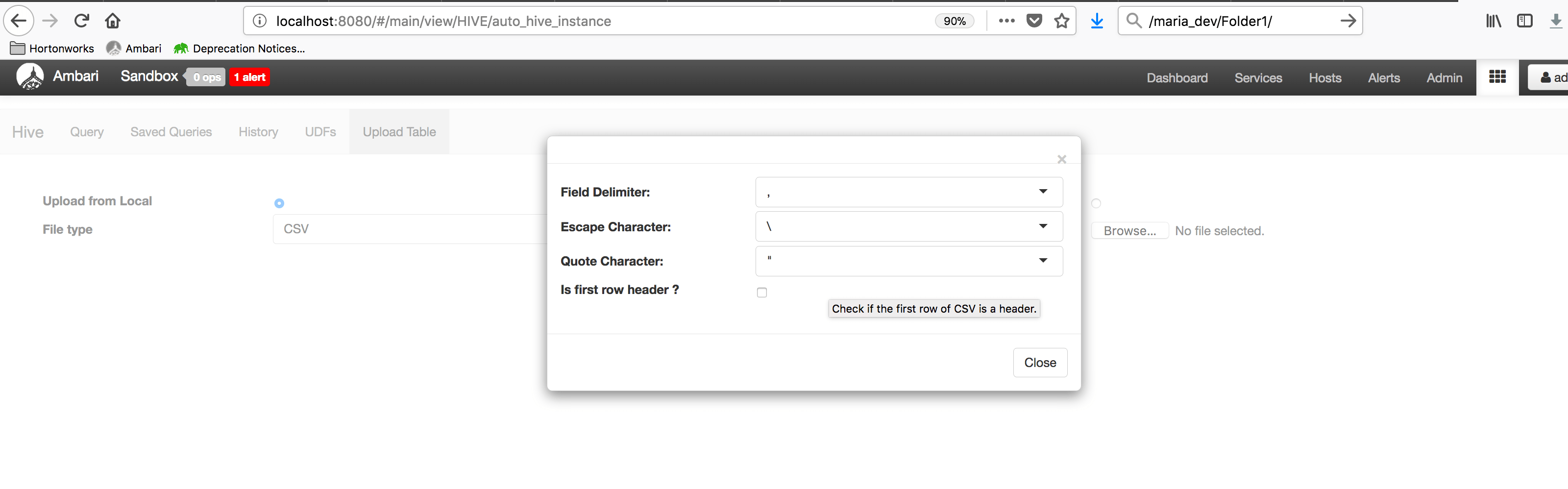 Solved How to upload a CSV file to HIVE? Cloudera Community 181116