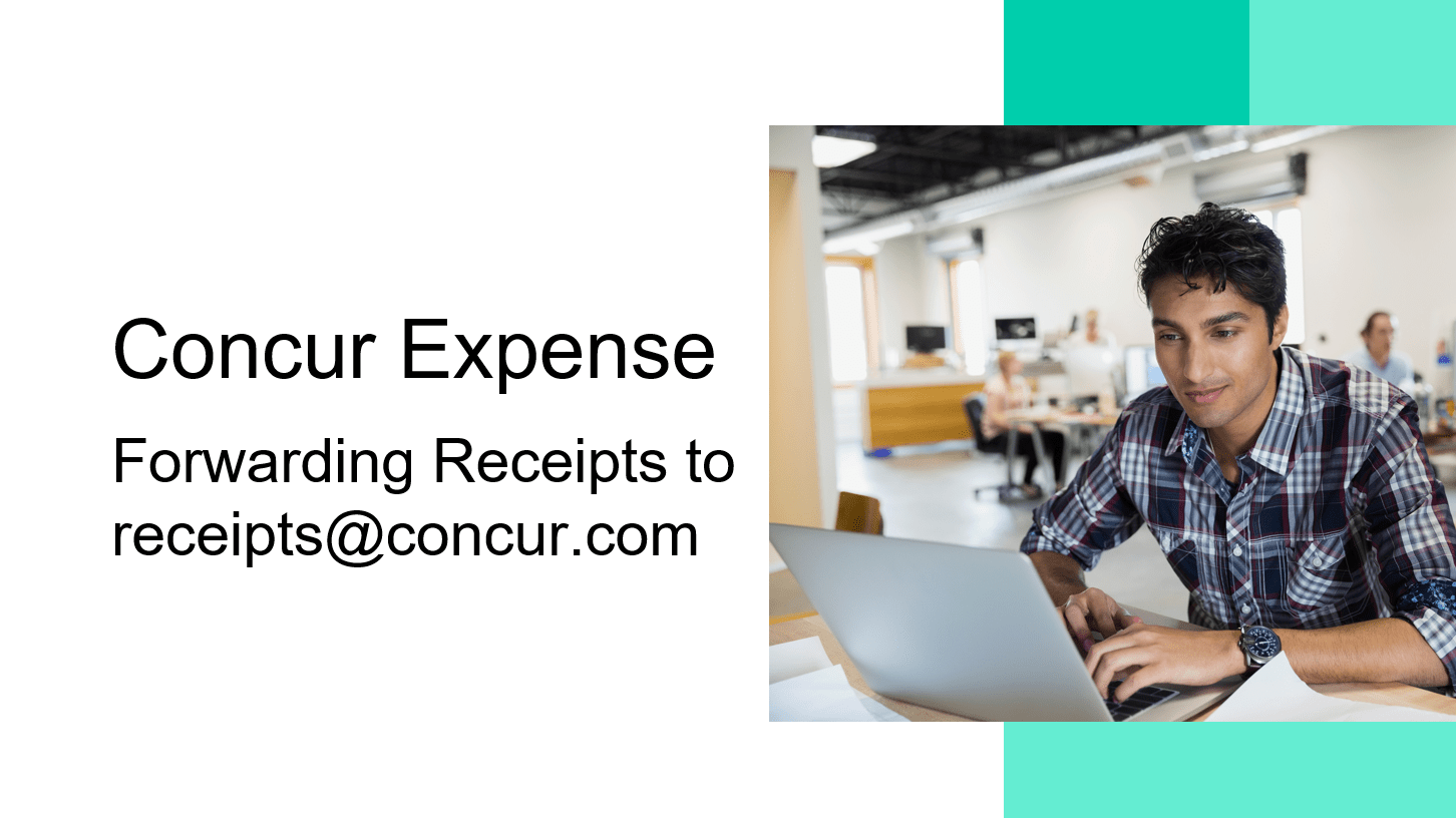 How to Get Receipts from Your Inbox Into Concur Expense
