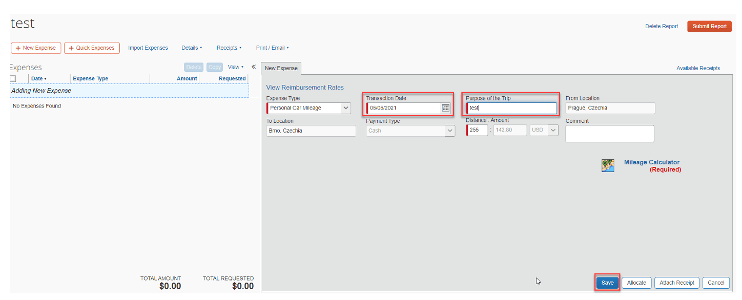 How Do I Submit or Claim Mileage in Concur Expense... SAP Concur