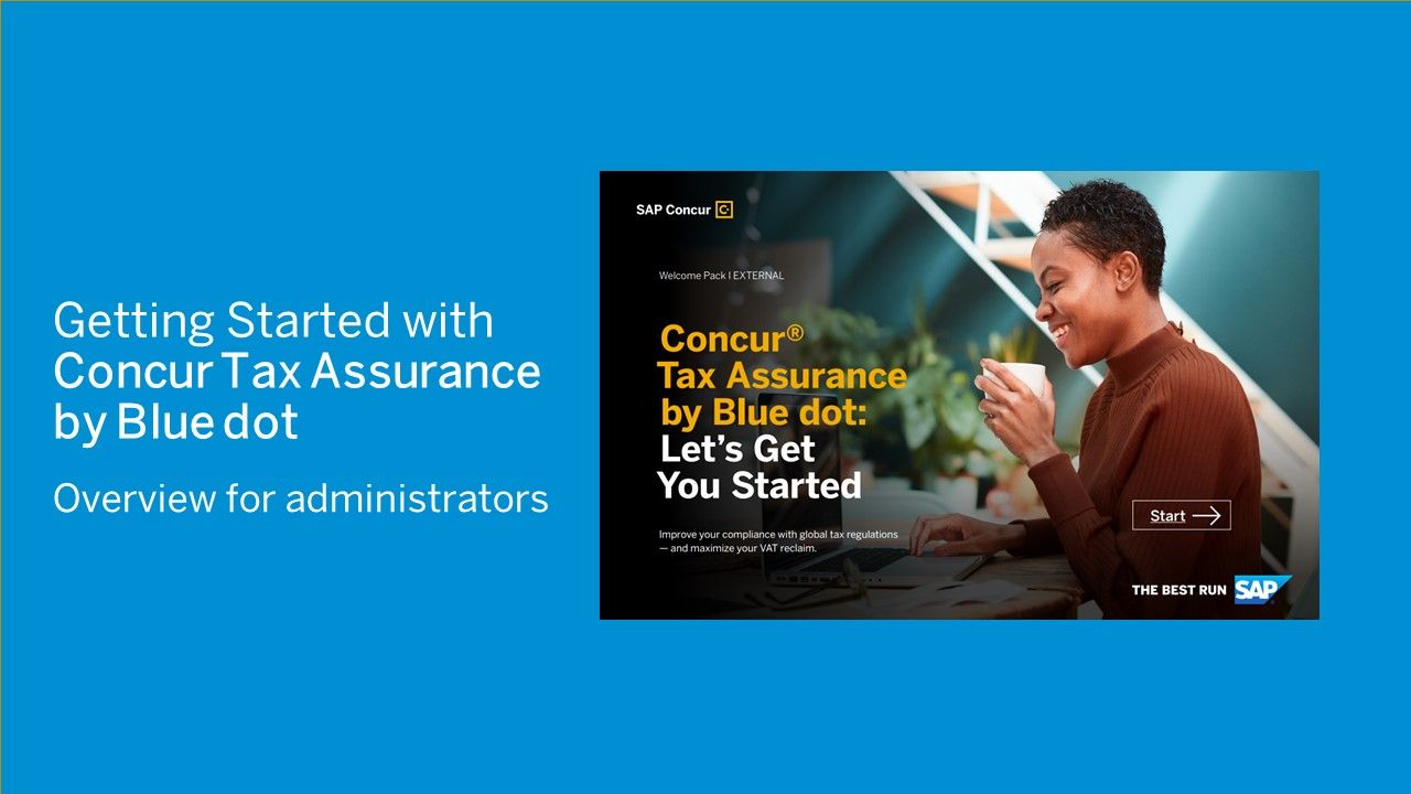 Tax Assurance by Blue dot Product Guide for Admins