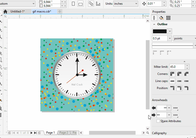 Animated GIF Macro Request CorelDRAW and Corel DESIGNER