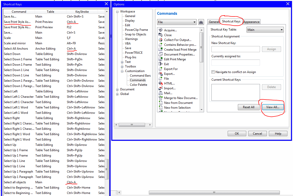 Text selection shortcut key CorelDRAW X7 CorelDRAW Graphics Suite