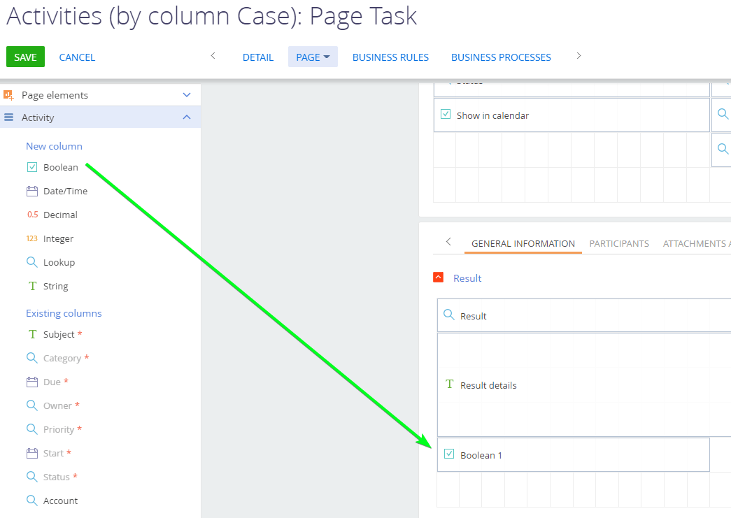 In a detail, is it possible to show boolean fields as checkboxes