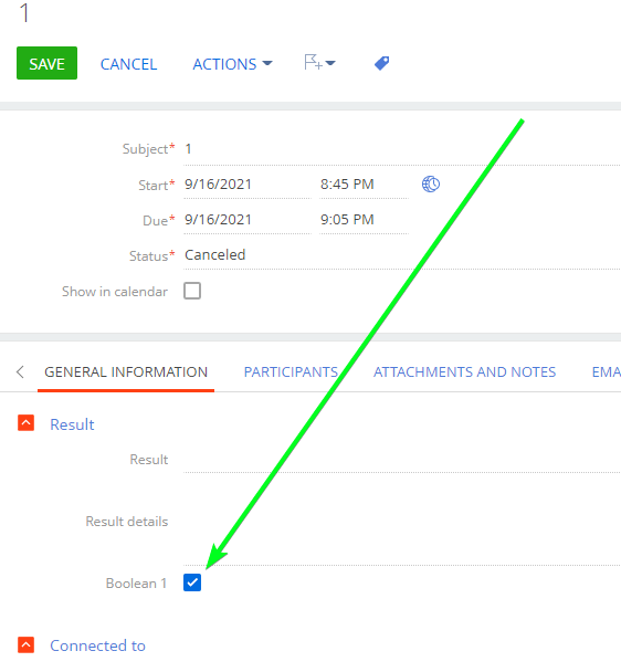 In a detail, is it possible to show boolean fields as checkboxes