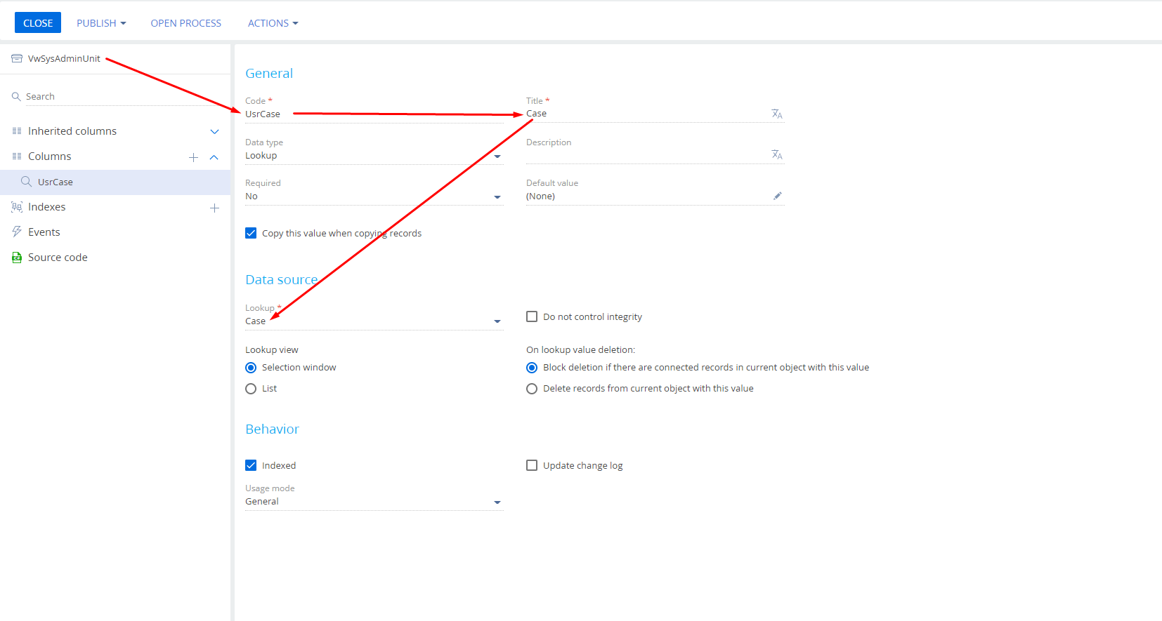 How can I create a filter for the lookup "Group" inside "CasePage