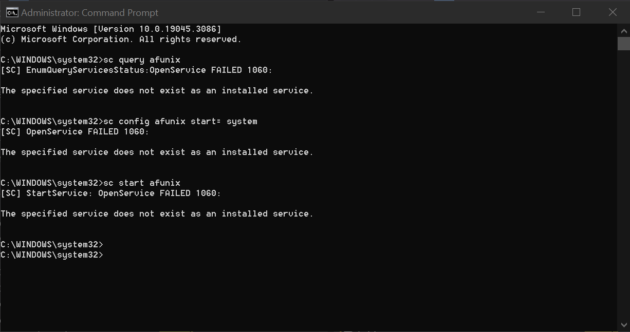 Running application failed "java.lang.UnsupportedOperationException