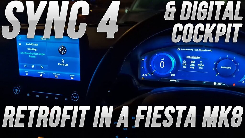 SYNC 4 Retrofit in Ford Fiesta ST MK8 Discussion CyanLabs Official