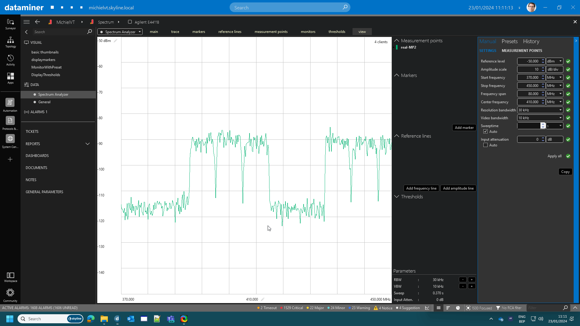 Discover DataMiner Cube's enhanced spectrum navigation DataMiner Dojo