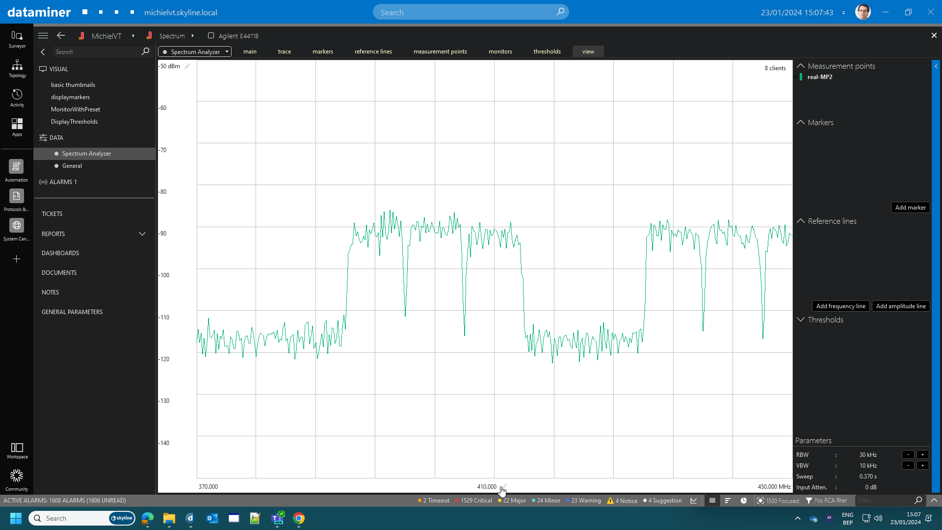 Discover DataMiner Cube's enhanced spectrum navigation DataMiner Dojo