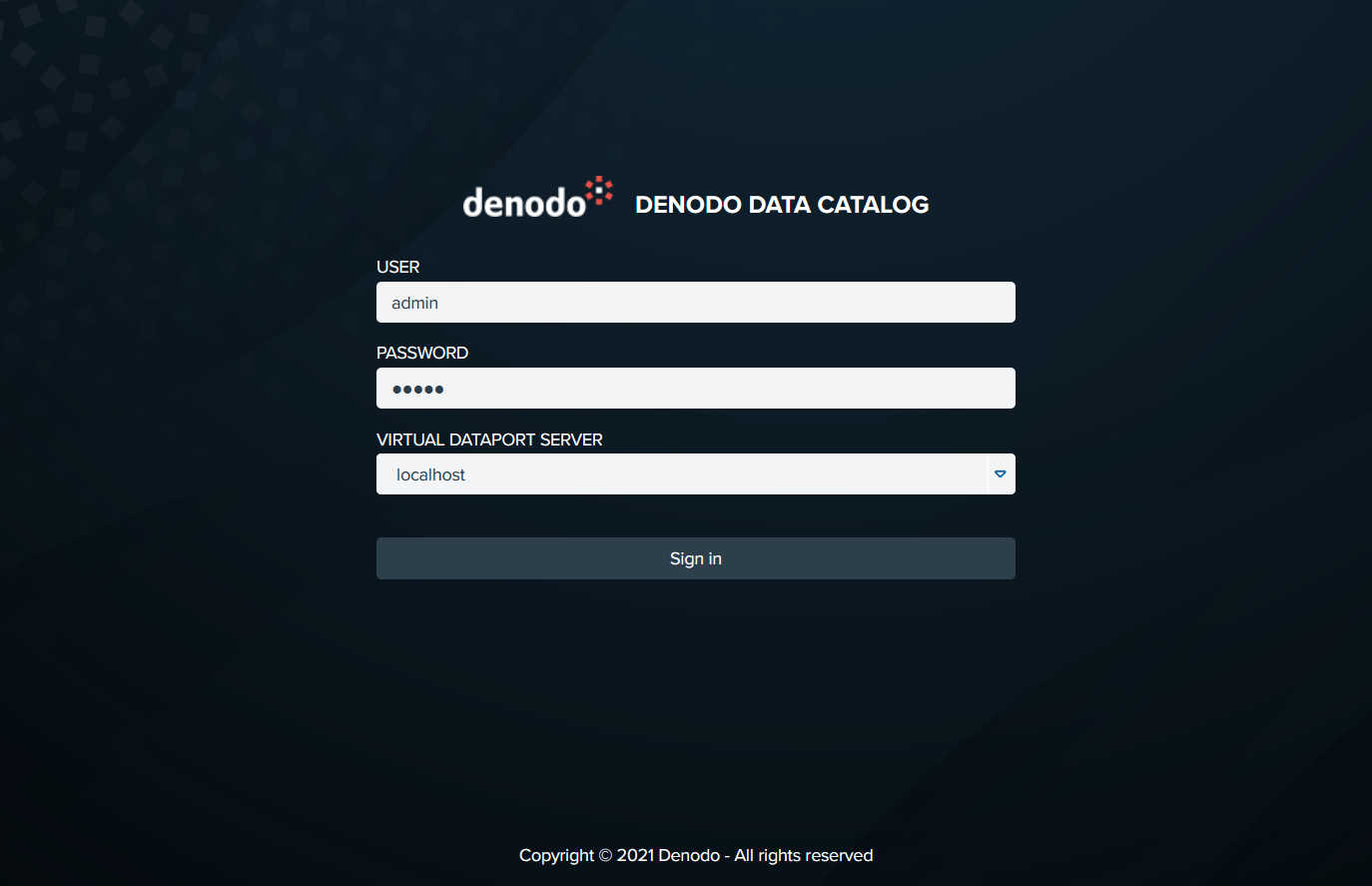 Use Denodo Data Catalog for exploring the Denodo server metadata