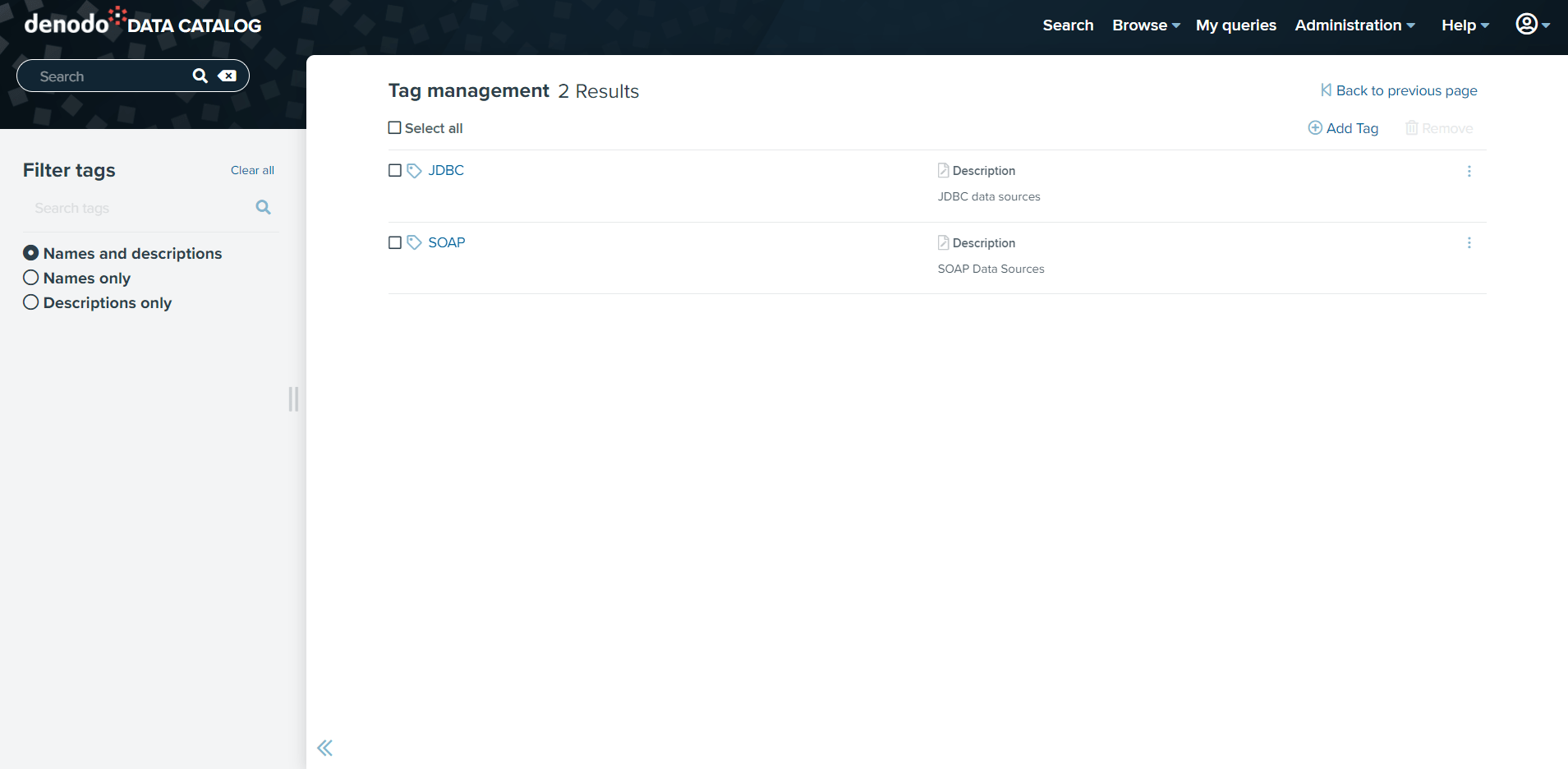 How to edit Data Catalog metadata Tags & Categories