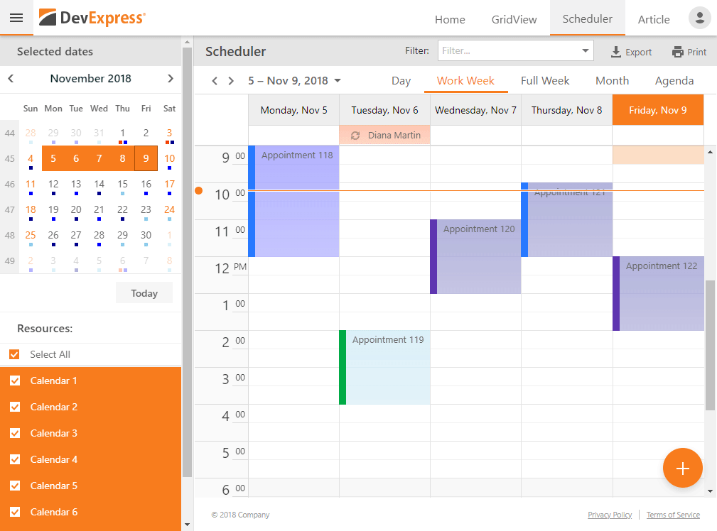 New Responsive Project Template (v18.2)