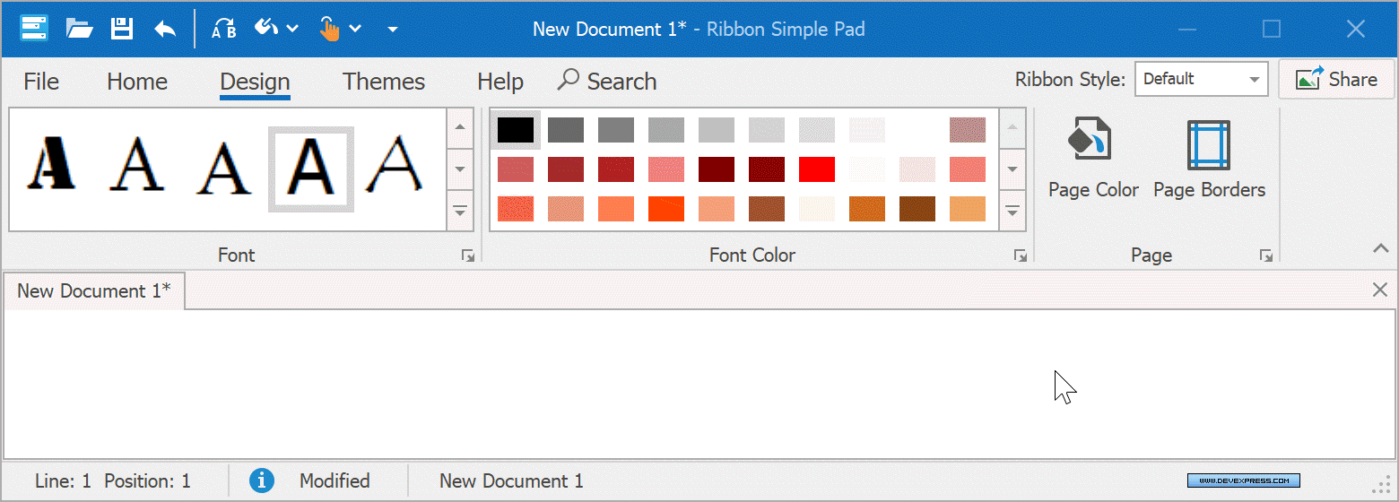 WinForms Ribbon Office 2019 Inspired Capabilities