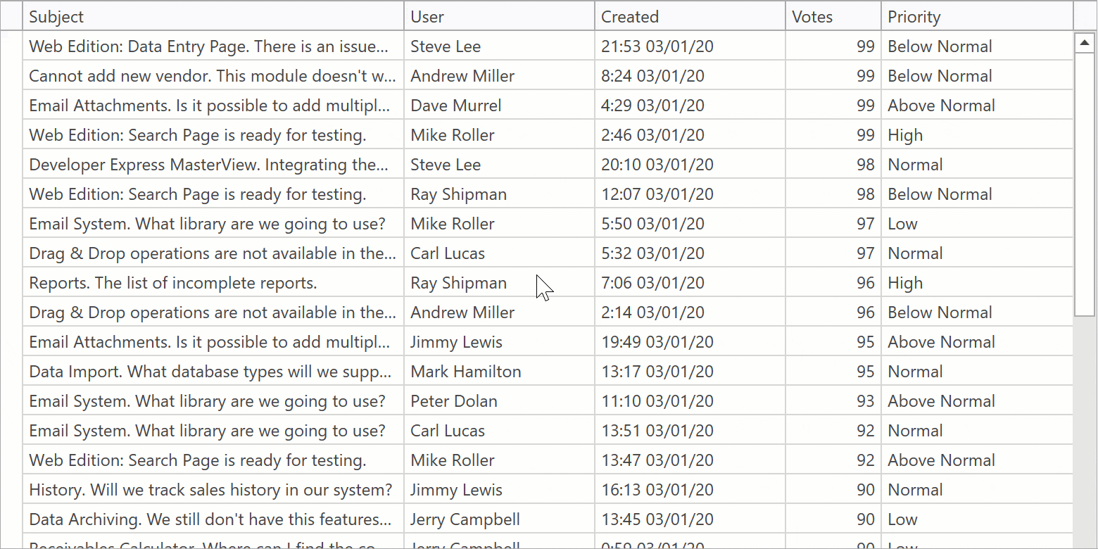 Xceed Datagrid For Wpf V35 Smooth Scrolling Demo Youtube