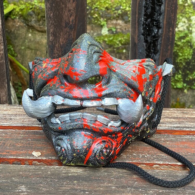 Oni Mask Showcase 2 by AndyAllDay Projects DIYElectronics Community