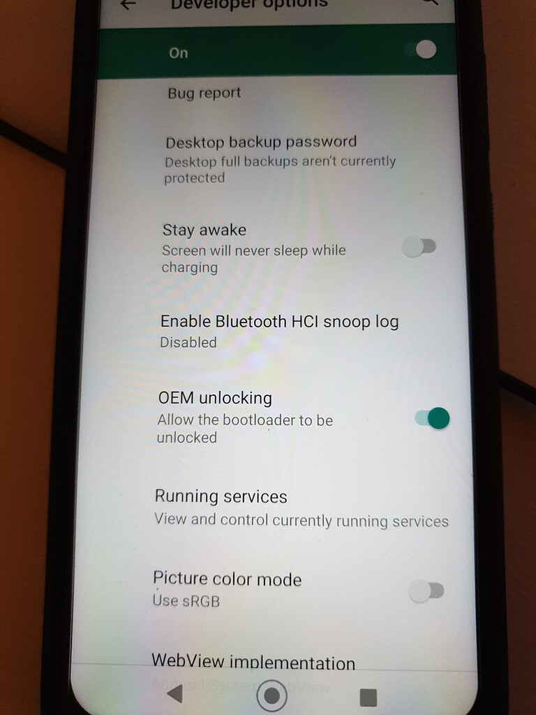 Dec 17, 2020 · the oem unlocking toggle should be greyed out and say that the bootloader is already unlocked. Motorola Moto G7 Plus Model Xt1965 T In Usa Bootloader Unlock Troubleshooting E Community