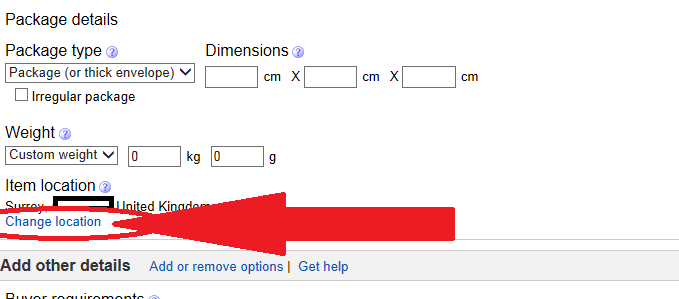 How do i hide my postcode / location on new listin... The eBay Community