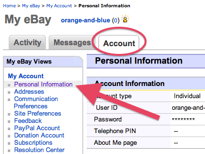 Changing Email Address - The Ebay Community