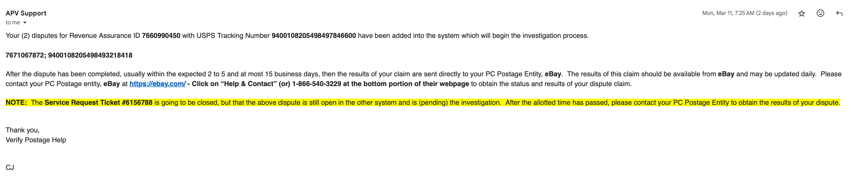 Voided USPS Labels Cause Headaches For eBay Sellers In Back Charging Snafu