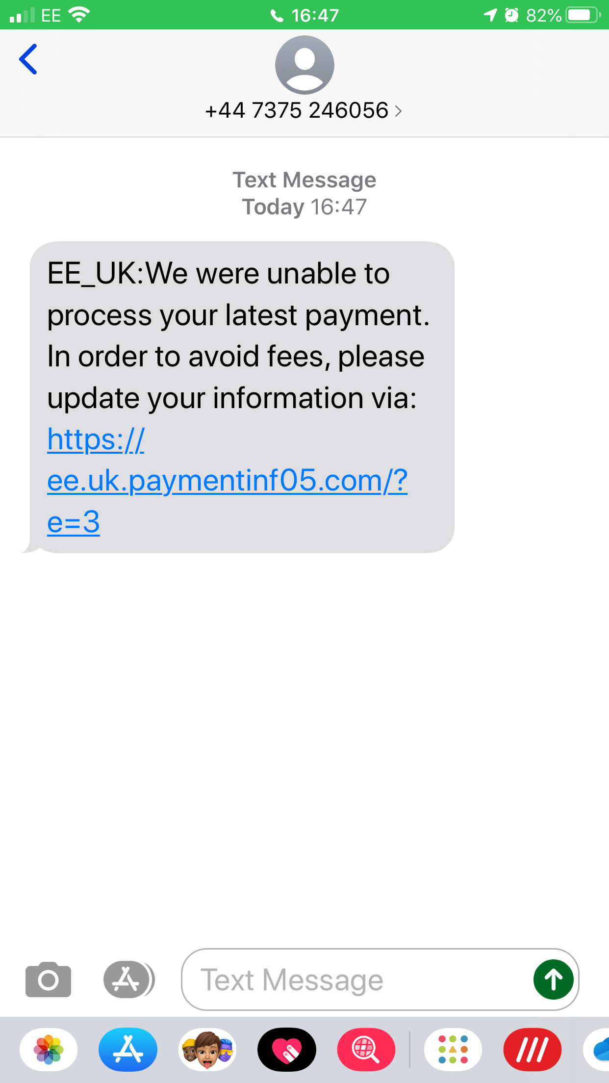 Messages received scam The EE Community