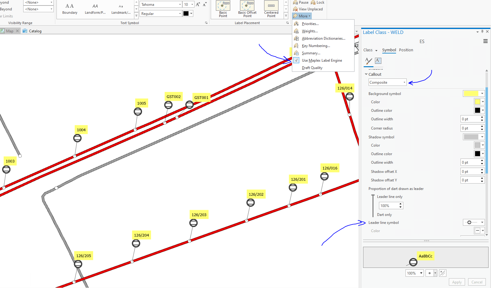 Solved Are Composite Callouts possible on ArcGIS Server? Esri Community