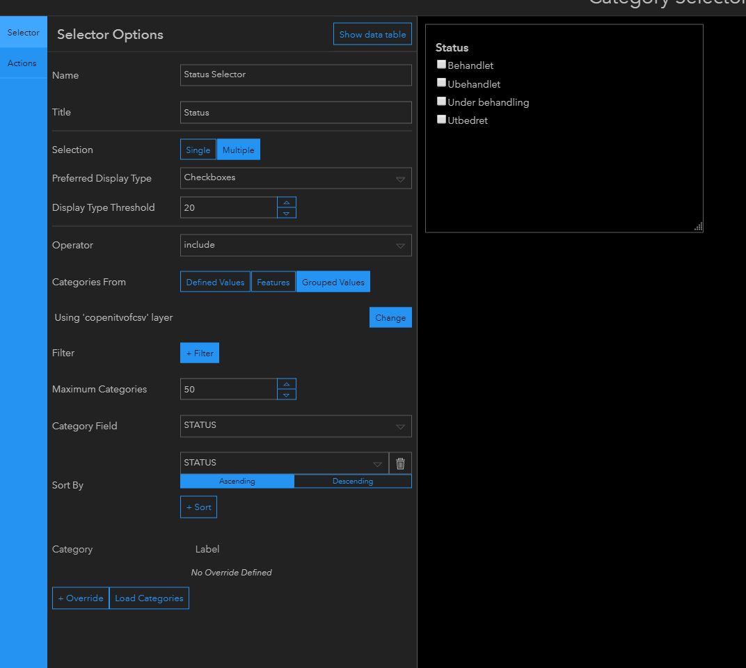 Filtering in Operations Dashboard 1000 feature l... Esri Community