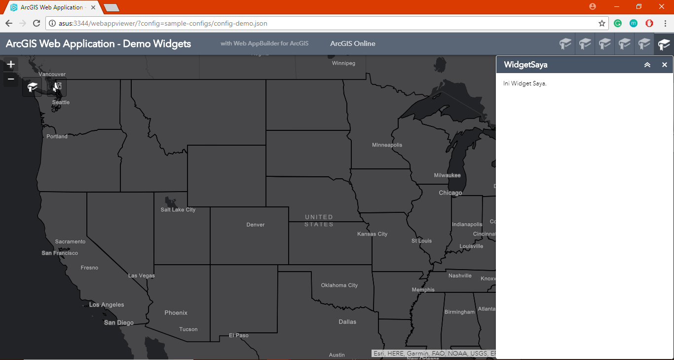 Membuat Custom Widget Pada ArcGIS  AppBuilder Esri Community