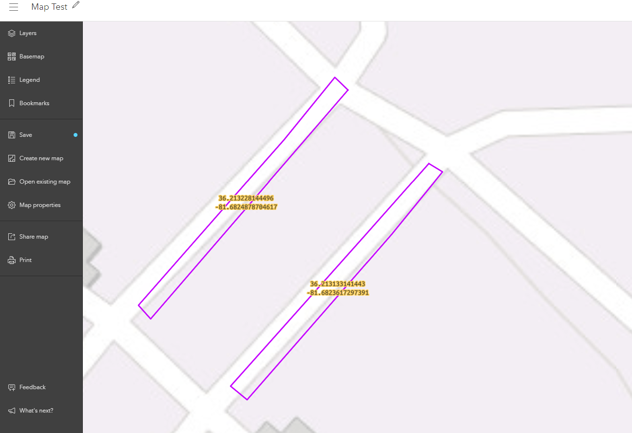 Is there a way to stack labels in ArcGIS Online? E... Esri Community